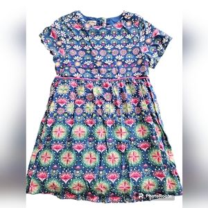 Hatley Size 8 Girls Geometric Flower Dress